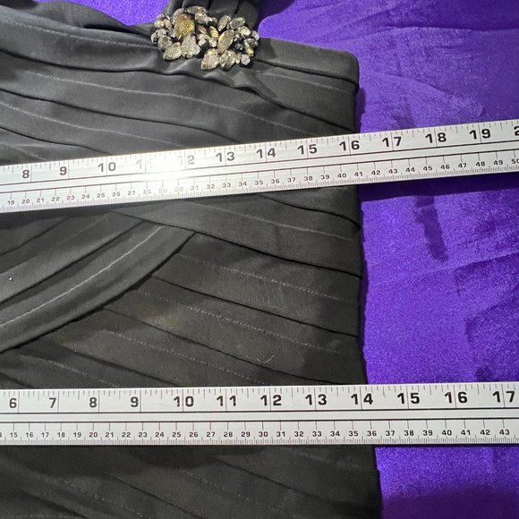 📌Xscape Mermaid Style Asymmetrical Neckline Prom - Ball - Formal Evening Dress - Picture 12 of 16